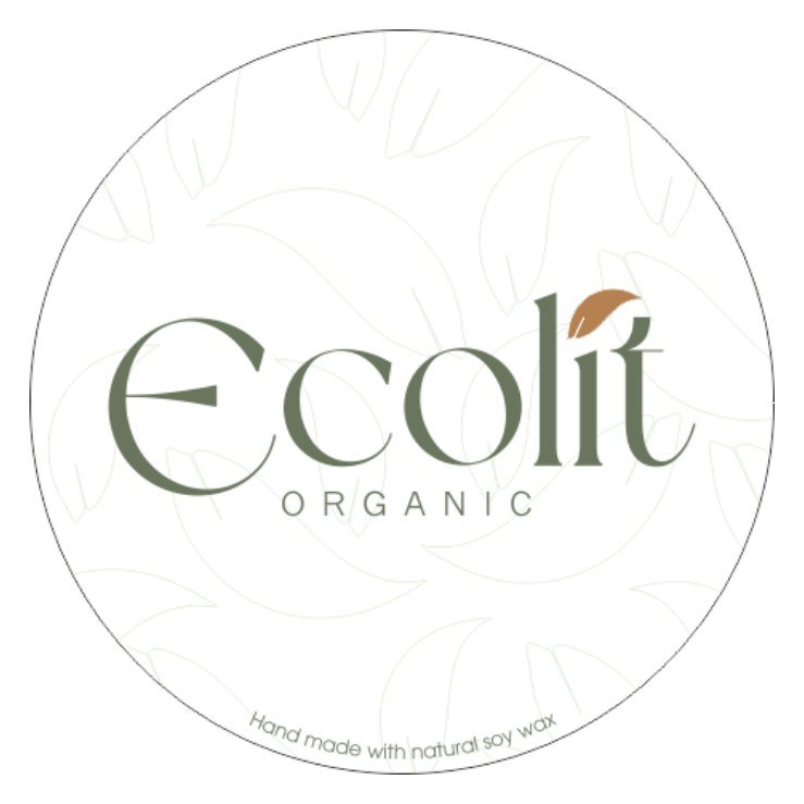 Ecolit Organics round sticker